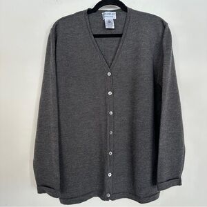 Principles Made in Italy Extra Fine Merino Wool Cardigan Women’s Size L